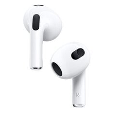 Täielikult juhtmevabad in-ear kõrvaklapid Apple AirPods (3rd gen) MME73 hind ja info | Kõrvaklapid | kaup24.ee
