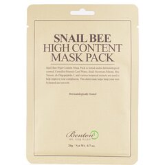 Kangasmask Benton Snail Bee High Content, 20 g цена и информация | Маски для лица, патчи для глаз | kaup24.ee