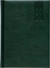 Nädal A5 vertikaal, kõvaköide, (TUMEROHELINE) цена и информация | Календари, ежедневники | kaup24.ee