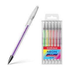 Ручки гелевые неон ErichKrause R-301 Neon, 6 цветов цена и информация | Письменные принадлежности | kaup24.ee