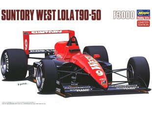 Сборная пластиковая модель Hasegawa - Suntory West Lola T90-50 1990 F3000, 1/24, 20403 цена и информация | Конструкторы и кубики | kaup24.ee