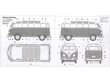 Hasegawa - Collectors' Hi-Grade Series Volkswagen Type 2 Micro Bus (1963) "Full Interior", 1/24, 51048 hind ja info | Klotsid ja konstruktorid | kaup24.ee