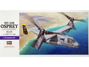 Сборная пластиковая модель Hasegawa - MV-22B Osprey [U.S.M.C. Tiltrotor Transport], 1/72, 01571 цена и информация | Конструкторы и кубики | kaup24.ee