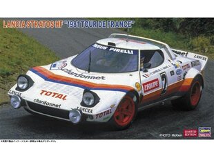 Сборная пластиковая модель Hasegawa - Lancia Stratos HF "1981 Tour de France", 1/24, 20499 цена и информация | Конструкторы и кубики | kaup24.ee