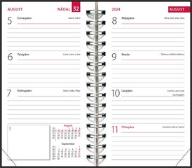 Mini kool, Lux kaaned - roosa цена и информация | Календари, ежедневники | kaup24.ee