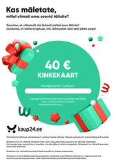 Elektrooniline kinkekaart, 40 € kaina ir informacija | Kaup24.ee kinkekaardid | kaup24.ee