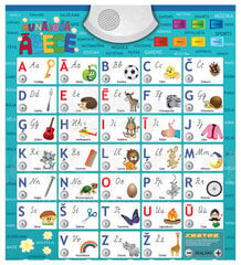 Говорящий плакат-Азбука (LV) цена и информация | Развивающие игрушки и игры | kaup24.ee