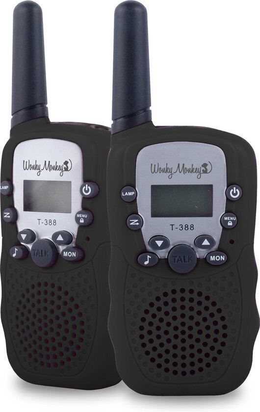 Raadiosaatjate komplekt Walkie Talkie, must hind ja info | Poiste mänguasjad | kaup24.ee