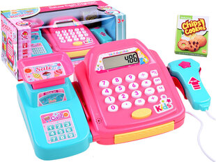 Игрушечный кассовый аппарат с весами розовый цена и информация | MUST Металлическая бутылочка с Ярким рисунком (без BPA) (500ml) для мальчиков от 3+ лет Серая с Машинкой | kaup24.ee