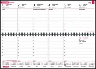 Lauakalender CLASSIC, pildiga kartongkaaned (PILT 2) hind ja info | Kalendrid, märkmikud | kaup24.ee