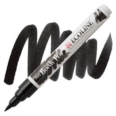 Marker Ecoline® Brush Pen, must, 1 tk. hind ja info | Kirjutusvahendid | kaup24.ee