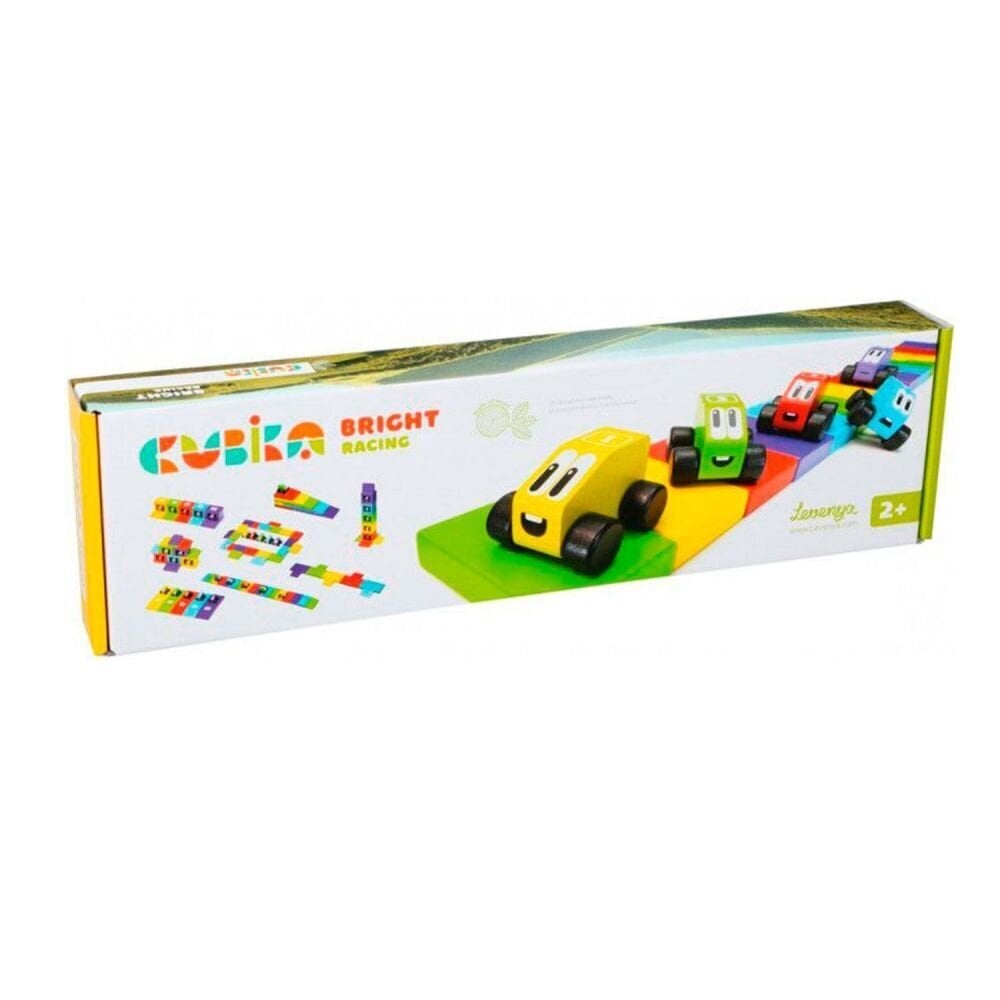 Puidust auto Ergas võidusõit, Cubika hind ja info | Imikute mänguasjad | kaup24.ee