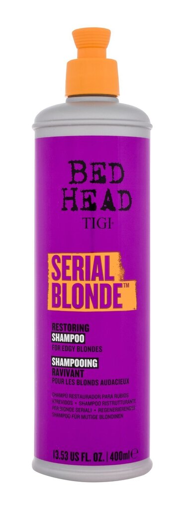 Šampoon, blondidele juustele mõeldud, taastav, Tigi Bed Head Serial Blonde 400 ml цена и информация | Šampoonid | kaup24.ee