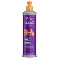 Šampoon, violetset pigmenti sisaldav, blondidele juustele, Tigi Bed Head Serial Blonde Purple Toning 400 ml hind ja info | Šampoonid | kaup24.ee