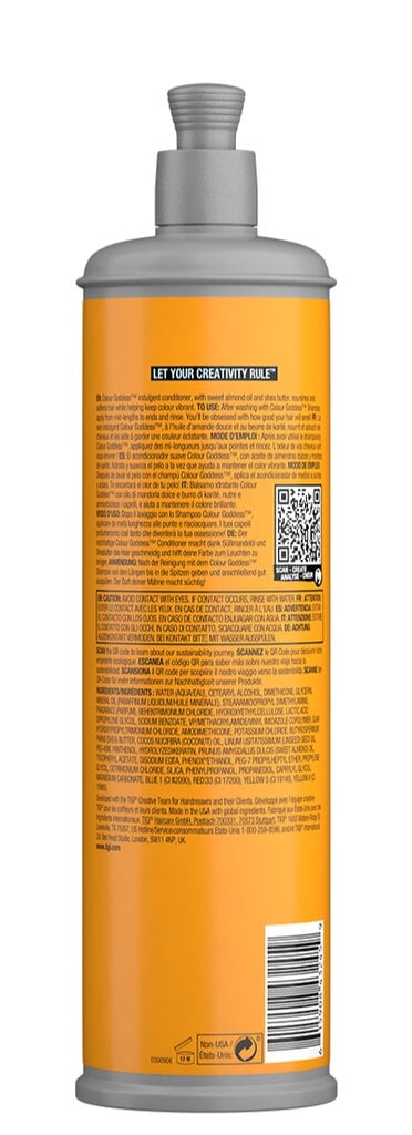 Palsam värvitud juustele, Tigi Bed Head Colour Goddess 400 ml цена и информация | Juuksepalsamid | kaup24.ee