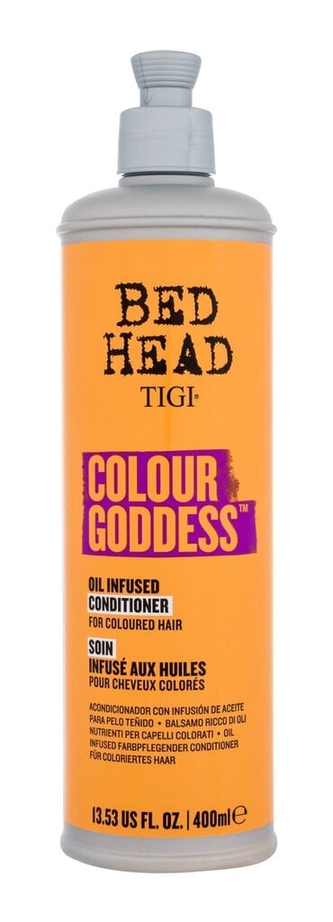 Palsam värvitud juustele, Tigi Bed Head Colour Goddess 400 ml hind ja info | Juuksepalsamid | kaup24.ee