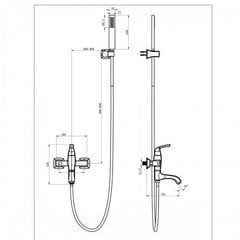 Vannisegisti Lemark LM6214ORB "Nubira", must, pronks, 10 aastane garantii hind ja info | Vannitoa segistid | kaup24.ee