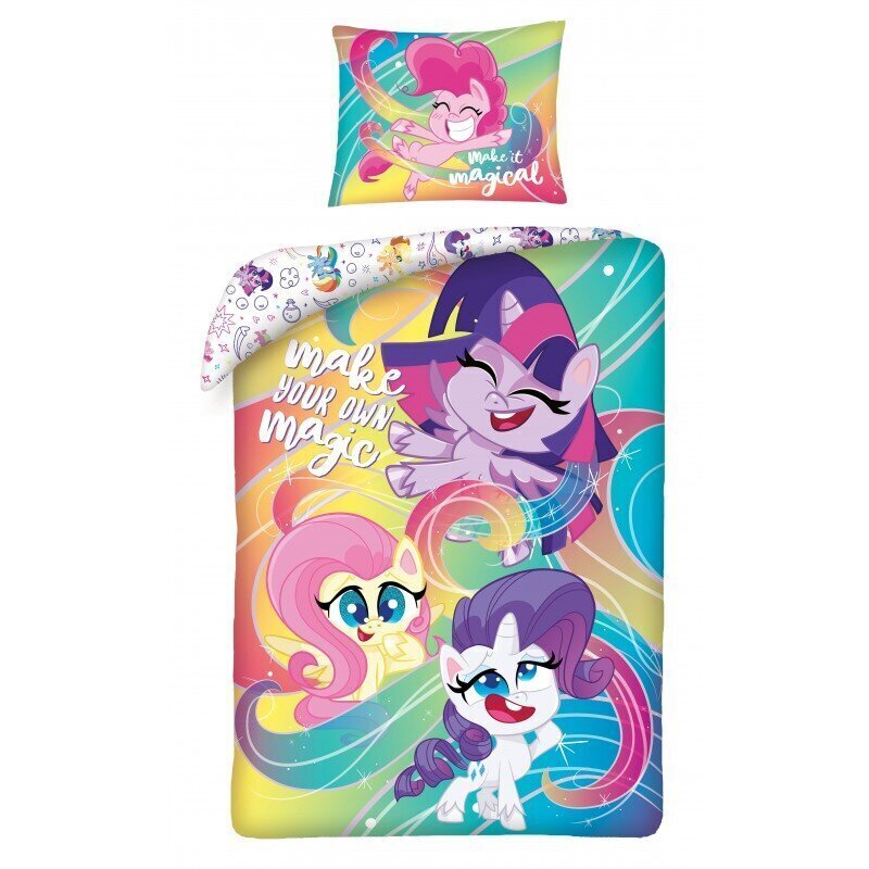 Laste voodipesukomplekt My Little Pony 140x200, 2-osaline hind ja info | Beebide ja laste voodipesu | kaup24.ee