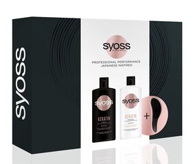 Juuksehoolduskomplekt Syoss Keratin: šampoon, 440 ml + juuksepalsam, 440 ml цена и информация | Шампуни | kaup24.ee