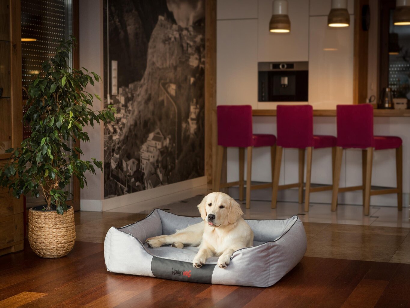 Hobbydog pesa Comfort Light Grey Ekolen, XXXL, 140x115 cm hind ja info | Pesad, padjad | kaup24.ee