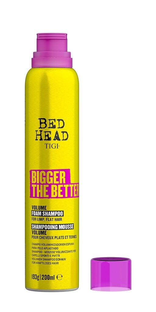 Vahtšampoon, volüümi andev, Tigi Bed Head Bigger The Better 200 ml цена и информация | Šampoonid | kaup24.ee