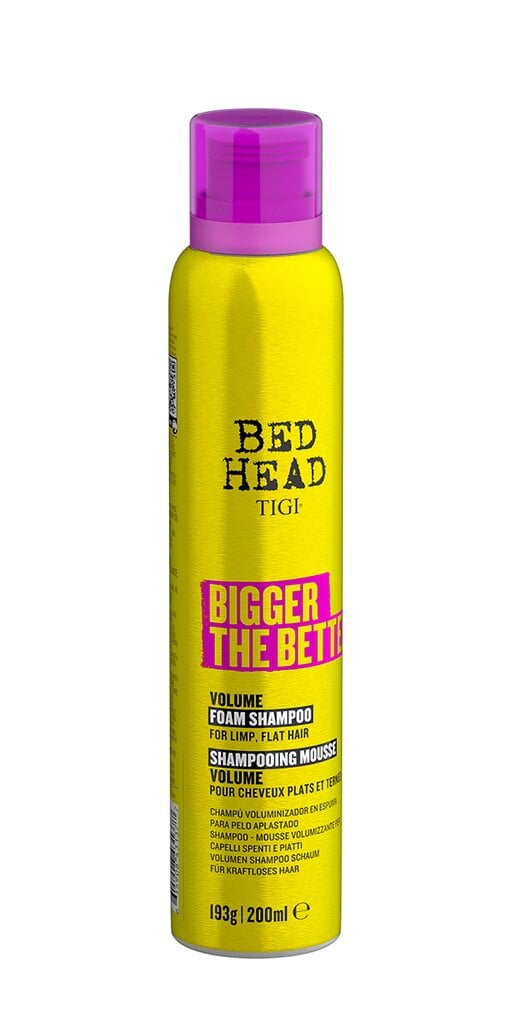 Vahtšampoon, volüümi andev, Tigi Bed Head Bigger The Better 200 ml hind ja info | Šampoonid | kaup24.ee