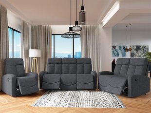 Комплект мягкой мебели ISCO 3 + 2 + 1-103-32 (серый) цена и информация | Диваны | kaup24.ee