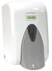 Дозатор для мыла Vialli F6, 1000 мл, белый цена и информация | Аксессуары для ванной комнаты | kaup24.ee
