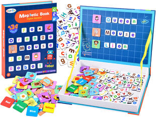 Алфавитный набор - магнитная головоломка с коробкой цена и информация | Настольные игры, головоломки | kaup24.ee