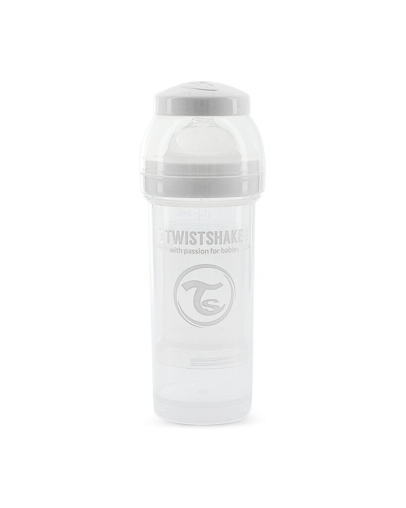 Lutipudel Twistshake Anti-Colic 260 ml, valge hind ja info | Lutipudelid ja aksessuaarid | kaup24.ee