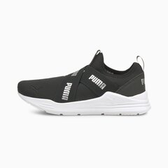 Женские кроссовки Puma Wired Run Slipon 382299*01, черно-белые 4063699841060 цена и информация | Спортивная обувь, кроссовки для женщин | kaup24.ee