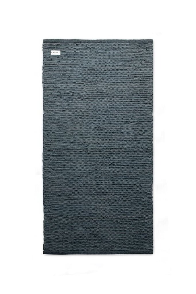 Puuvillane vaip Rug Solid, tumehall - erinevad suurused hind ja info | Vaibad | kaup24.ee