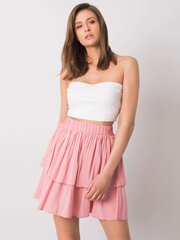 SUBLEVEL Розовая женская юбка с воланами. цена и информация | Юбки | kaup24.ee