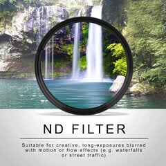 Фильтр нейтрального затемнения 49 мм nd2 (1 ступень нейтральной плотности) rise-uk цена и информация | Фильтр | kaup24.ee
