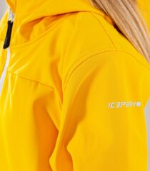 Детская куртка софтшелл Icepeak Kobryn JR 51896-8*440, желтая 6438513682903 цена и информация | Свитеры, жилетки, пиджаки для девочек | kaup24.ee