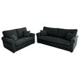 Комплект мягкой мебели Greta 3+2, черный