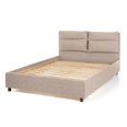 Кровать Pillow, 200x200 см, коричневая