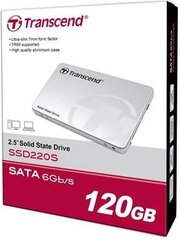 Transcend SSD 220S 120GB SATAIII TS120GSSD220S hind ja info | Transcend Arvuti komponendid | kaup24.ee