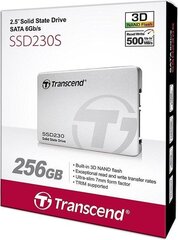 Transcend SSD230S Series 256GB SATAIII 2.5" TS256GSSD230S цена и информация | Внутренние жёсткие диски (HDD, SSD, Hybrid) | kaup24.ee