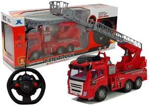 Kaugjuhtimisega tuletõrjeauto, koos redeliga hind ja info | Poiste mänguasjad | kaup24.ee