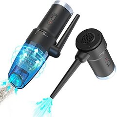 Auto tolmuimeja Air Duster ja Wireless Cleaner 2in1, 8000PA 10W 6000MAH patareid hind ja info | Lisaseadmed | kaup24.ee