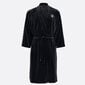 Meeste hommikumantel, must, paelaga, SMA31003 hind ja info | Meeste hommikumantlid, pidžaamad | kaup24.ee