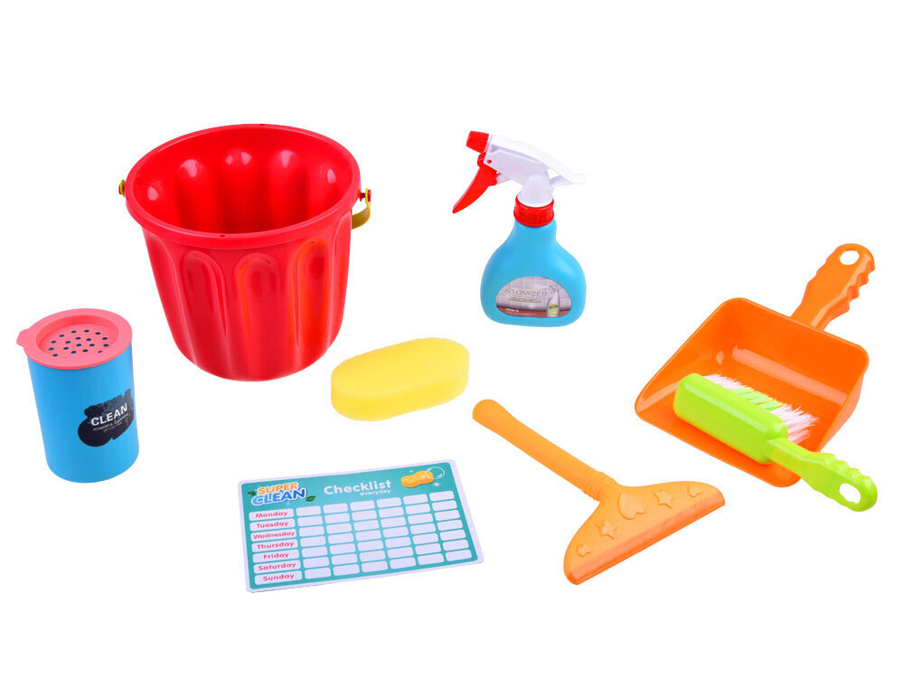 Suur puhastuskomplekt - Cleaning Set цена и информация | Tüdrukute mänguasjad | kaup24.ee