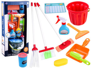 Большой комплект для чистки - Cleaning Set цена и информация | MUST Металлическая бутылочка с Ярким рисунком (без BPA) (500ml) для мальчиков от 3+ лет Серая с Машинкой | kaup24.ee