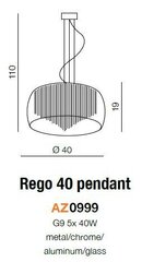 Azzardo подвесной светильник Rego 40 цена и информация | Люстры | kaup24.ee