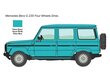 Mercedes-Benz G230 ITALERI Auto 1:24 3640 Kokkupandav plastik mudel hind ja info | Klotsid ja konstruktorid | kaup24.ee