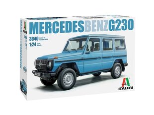 Mercedes-Benz G230 ITALERI Auto 1:24 3640 Kokkupandav plastik mudel цена и информация | Конструкторы и кубики | kaup24.ee