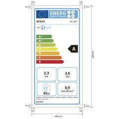 Sogo AIR-SS-1287 цена и информация | Кондиционеры, рекуператоры | kaup24.ee