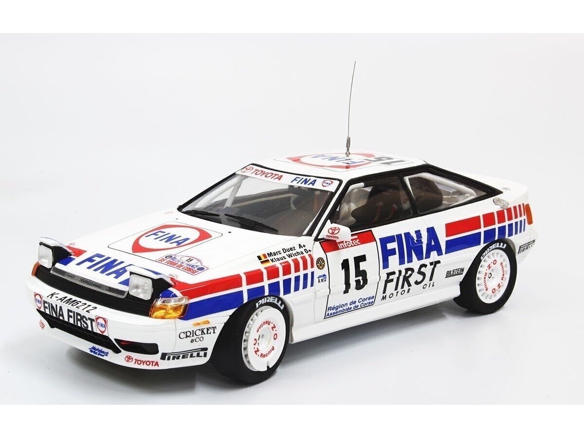 NuNu - Toyota Celica GT-FOUR ST165. 1991 Tour de Corse, 1/24. 24015 hind ja info | Klotsid ja konstruktorid | kaup24.ee