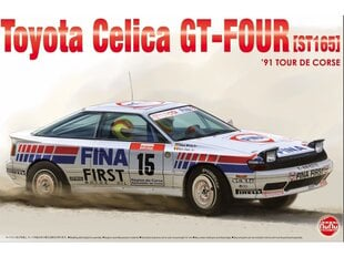 Сборная пластиковая модель NuNu - Toyota Celica GT-FOUR ST165. 1991 Tour de Corse, 1/24. 24015 цена и информация | Конструкторы и кубики | kaup24.ee